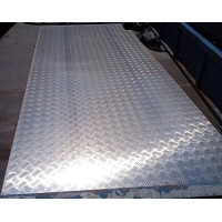Лист алюминиевый рифленый квинтет 1x2000x2500 мм АМг3 ГОСТ 21631-2023